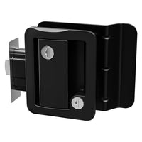Jammy Cargo Trailer Door Lock with 4 Matching Keys - Black Matte (TDL01B)