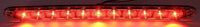 15" Low Profile Red Clear LED Stop Turn Tail Light RV Trailer Truck USA (T10-RC00-1)