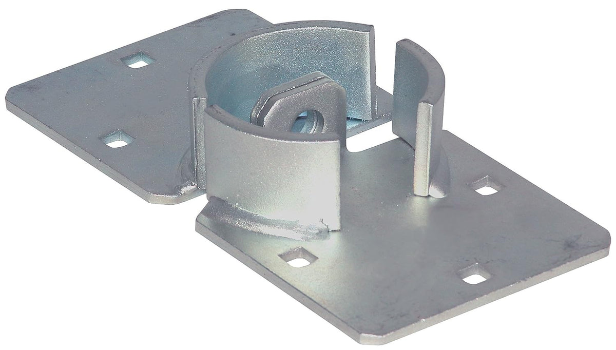 Zinc Plated Locking Bracket for Cam Bar Puck Lock Hasp - Truck / Van Door (SLH100)