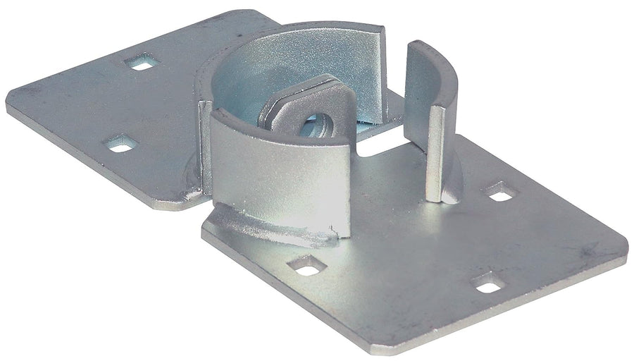 Zinc Plated Locking Bracket for Cam Bar Puck Lock Hasp - Truck / Van Door (SLH100)
