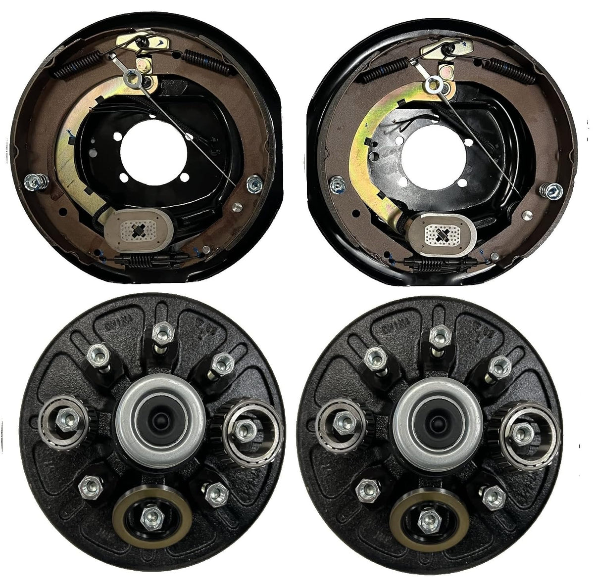 Add Brakes & Hub/Drum Kit – 7,000 lb Trailer Axle – 12" x 2" Self-Adjusting Electric Brakes – 8 on 6.5" – 1/2"-20 Studs (92865-B-FSA-IMP)