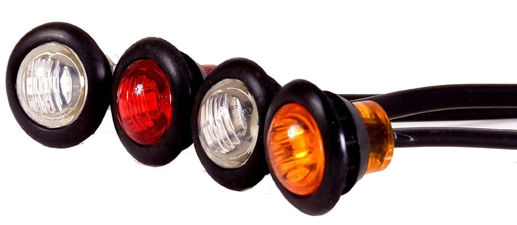 Maxxima 3/4 mini Truck Trailer Red 3 LED hot spot Clearance marker Light M09300R (M09300R)