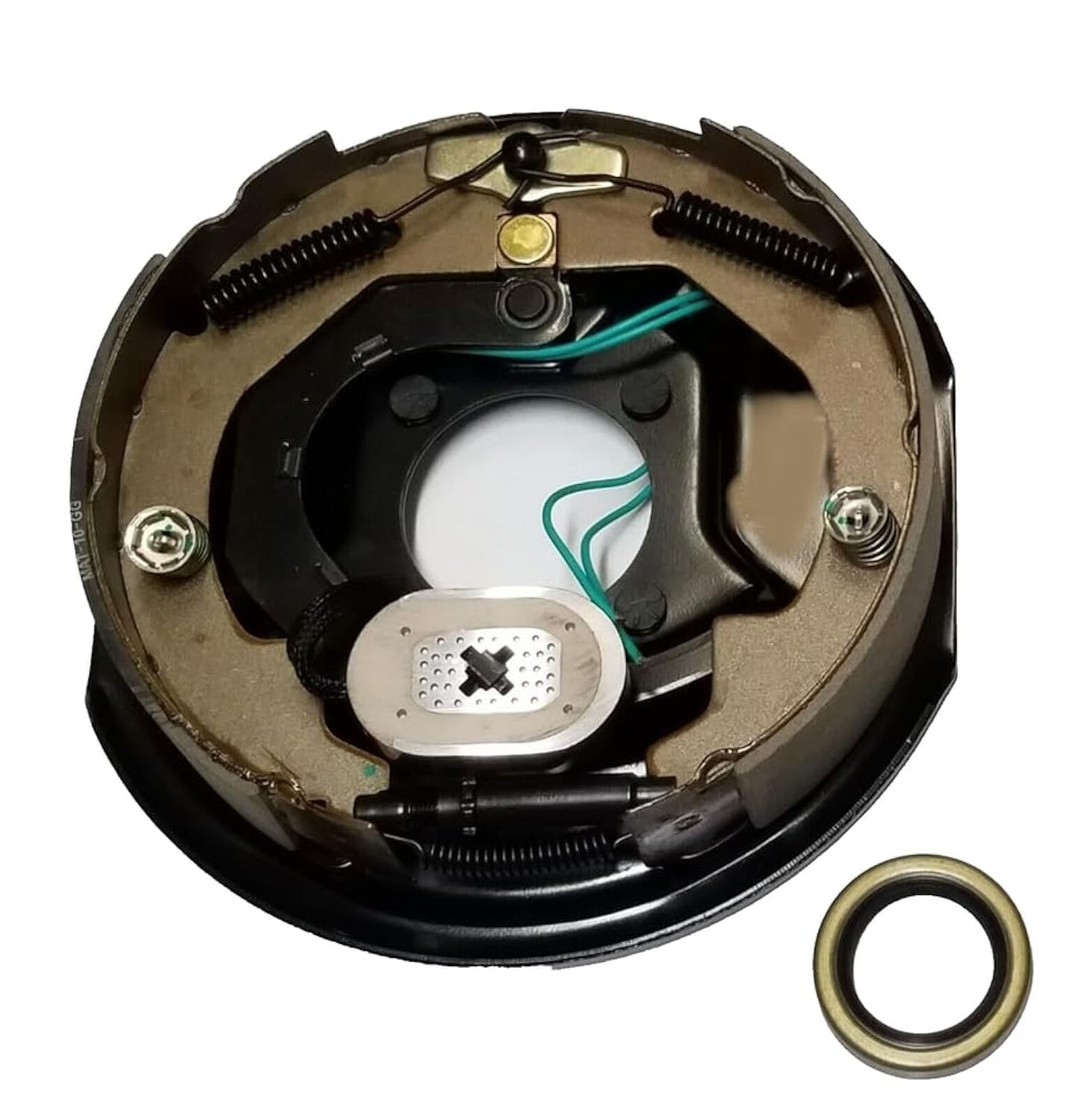 10" x 2.25" Electric Brake Backing Plate 3500# Left Side with Seal can Replace Dexter 23-26 (10RVEBLH-SEAL)