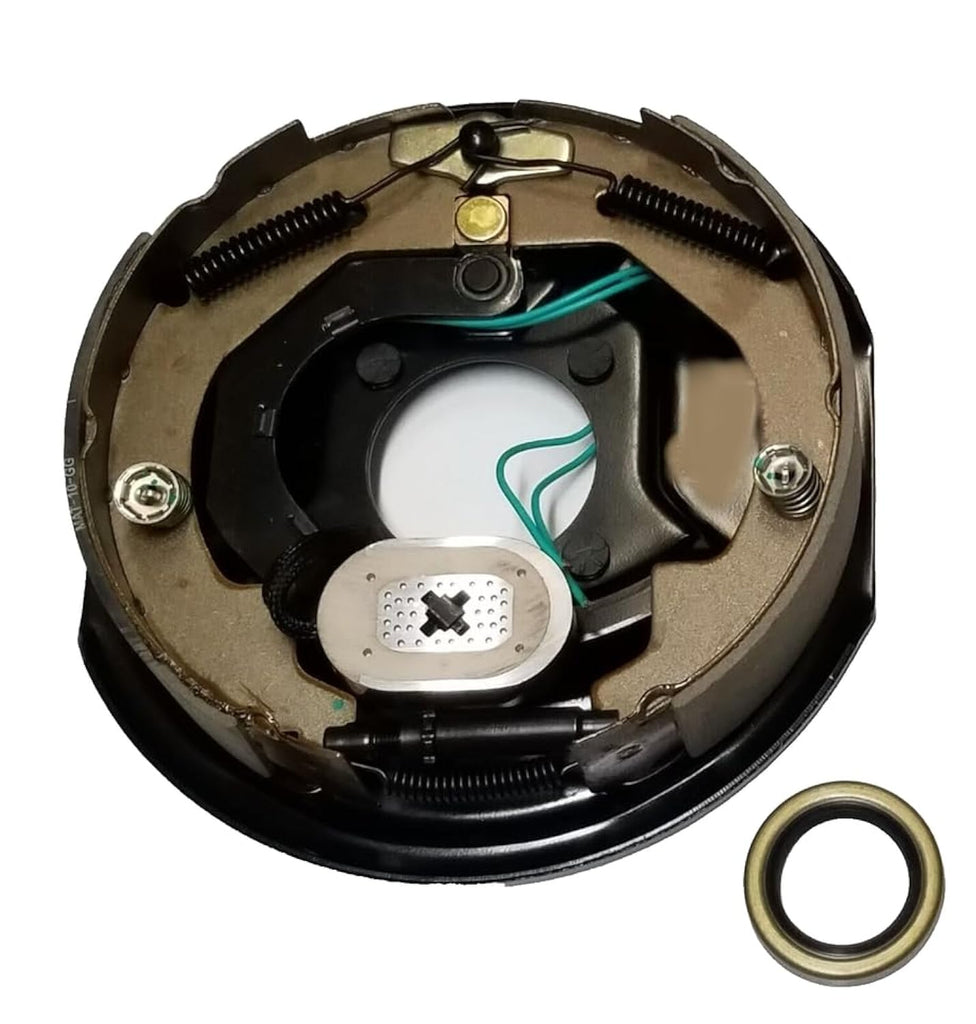 10" x 2.25" Electric Brake Backing Plate 3500# Left Side with Seal can Replace Dexter 23-26 (10RVEBLH-SEAL)