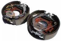 Pair 12-1/4 x 3-3/8 8000 Electric Trailer Backing Plate Brake Fits Dexter 4 Bolt 8K Axle (BK-8KE-SET)