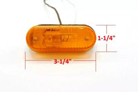 3" Amber Incandescent Self Grounding Marker Clearance Light Trailer (J-500-A)