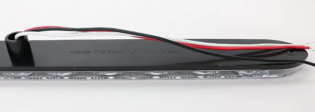 15" Low Profile Red Clear LED Stop Turn Tail Light RV Trailer Truck USA (T10-RC00-1)