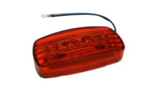 Bargman Side Marker Light LED Amber Clearance Reflex 2-1/2" x 1-1/4" Fits Various Trailers Long-Lasting and Energy-Efficient (47-58-031)