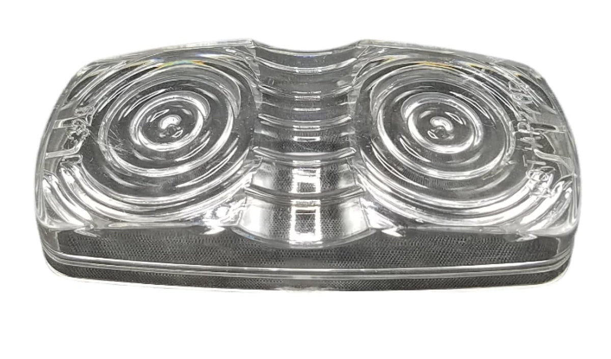Jammy 2 x 4 White LED Bullseye Marker Light Lens Only (J-325-C-LENS)