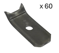Trailer Floor Hold Down Clip Bear claw Deck Fastener 1/4" Steel (FC-1)
