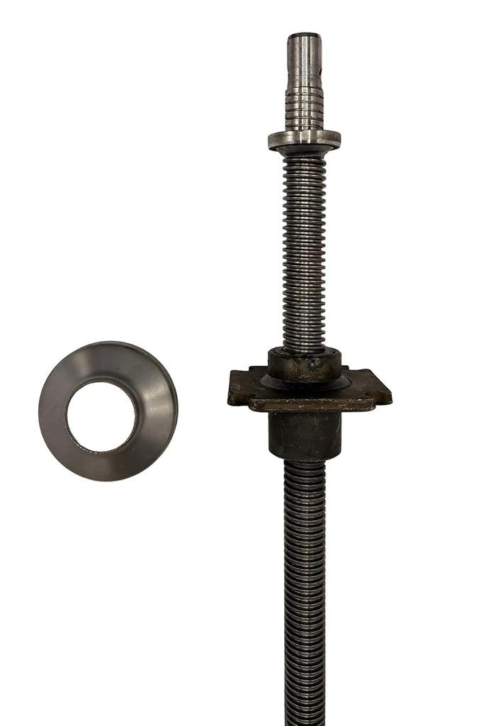 Replacement Rod and Nut for 12,000 lb Trailer RAM Jacks - Pro Series - Square (TJD-12000-RODNUT)