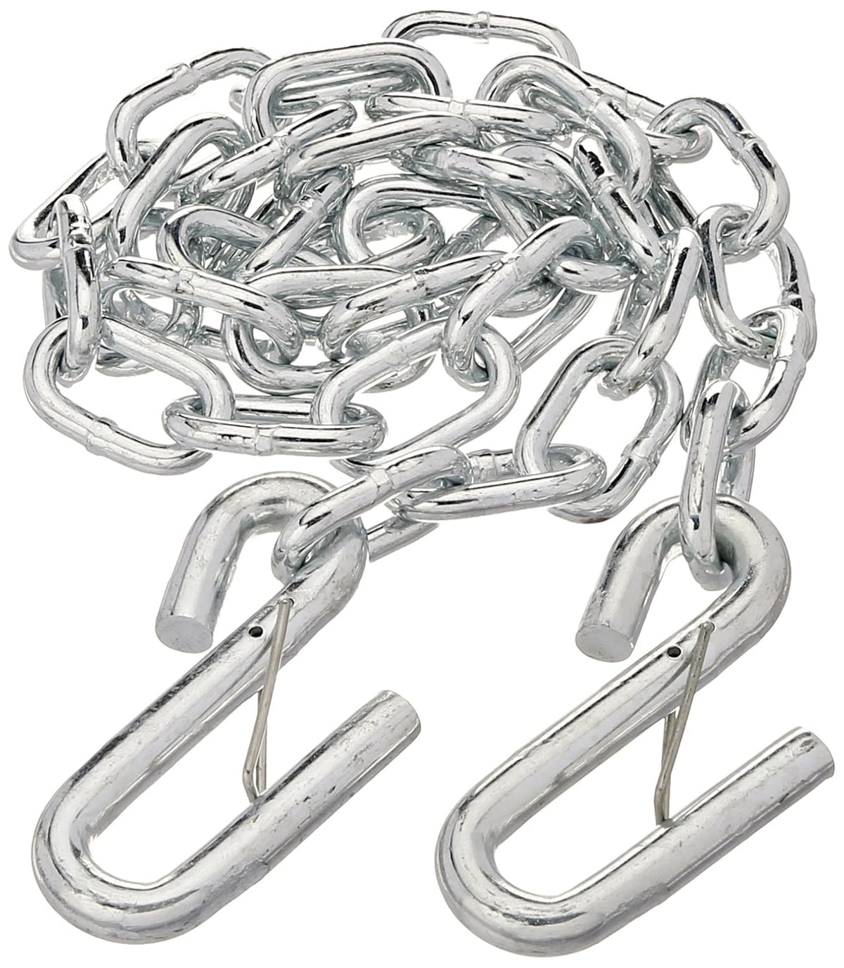 1/4" Trailer Safety Chains Camper RV 5000# Rated with Latching S Hooks (TCL2)