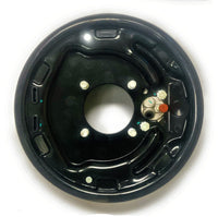 3500# Hydraulic 10x2.25" Right Passenger Curb 4 Bolt Backing Plate Trailer Axle (BPH-3500-RH)