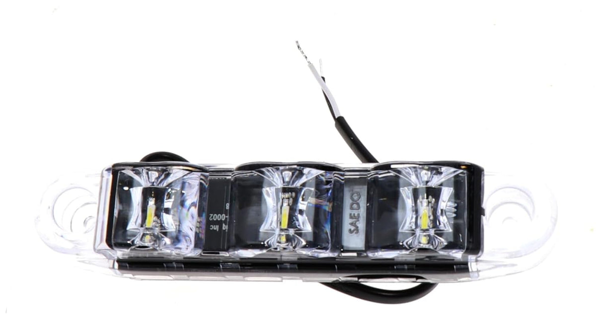 6" White LED Ground Panel Backup Work Light Off Road Trailer Jeep USA  (E10-W000-1)