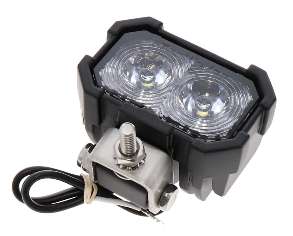 Tecniq Steel-Head Flood Light 2 LED Heavy Duty Work Lighting Powdercoated USA (P02-WBFP-1)