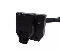 7 way Round Pin Truck to 7 blade Trailer Plug Adapter  (R77F)