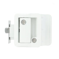 Jammy Cargo Trailer Door Lock w/4 Matching Keys, White (TDL01W)