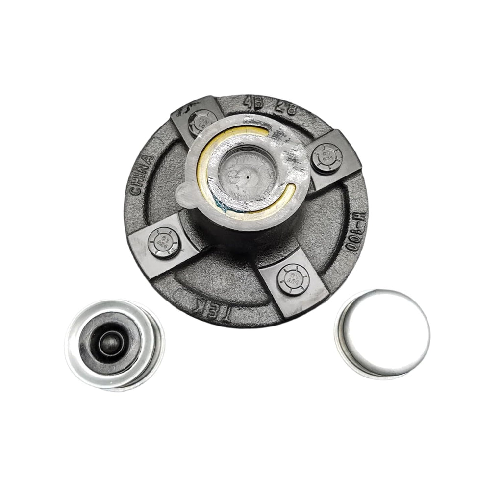 Pre-Greased Idler Hub Kit – 2K Capacity – 4 on 4 Bolt Pattern – 1/2" Studs (17-100)