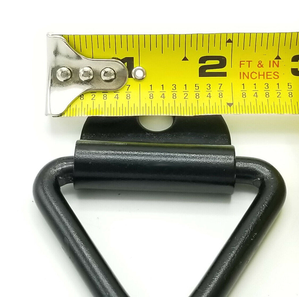 3/8" Bolt-On Trailer D-Ring with 1-Hole Mounting Bracket — 2.4K Rated (B21)
