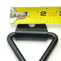 3/8" Bolt-On Trailer D-Ring with 1-Hole Mounting Bracket — 2.4K Rated (B21)