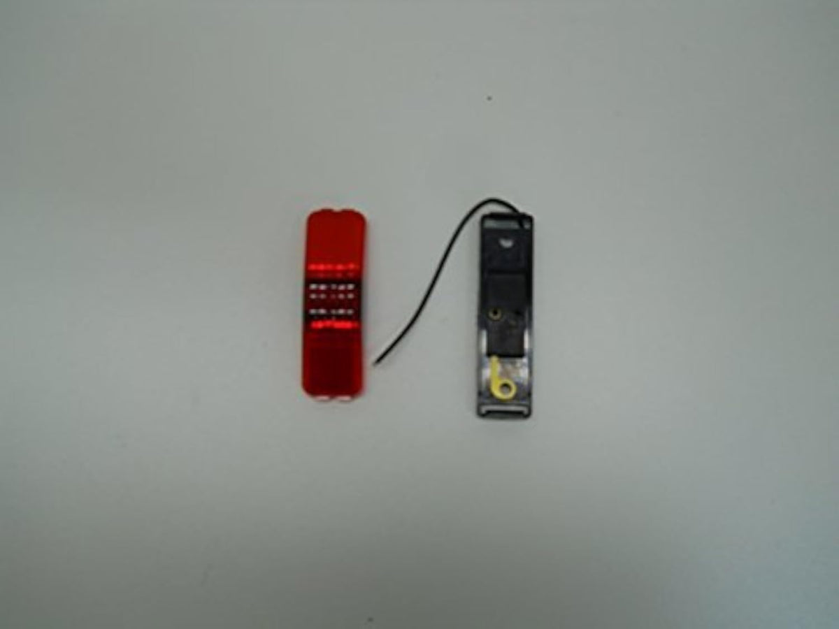TecNiq Red LED Clearance Side Marker Light 1x4 Camper / Trailer Truck USA (S19-RR00-1-KIT)