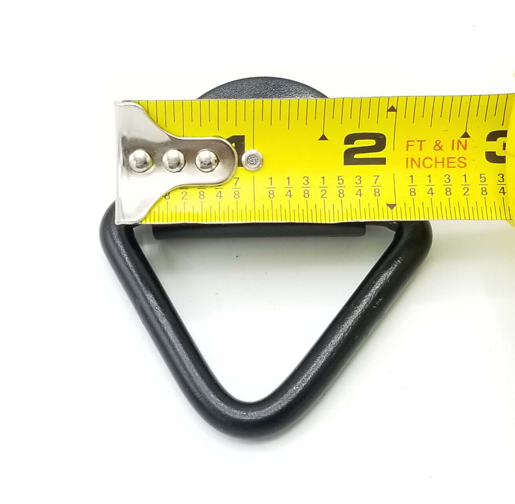 3/8" Bolt-On Trailer D-Ring with 1-Hole Mounting Bracket — 2.4K Rated (B21)