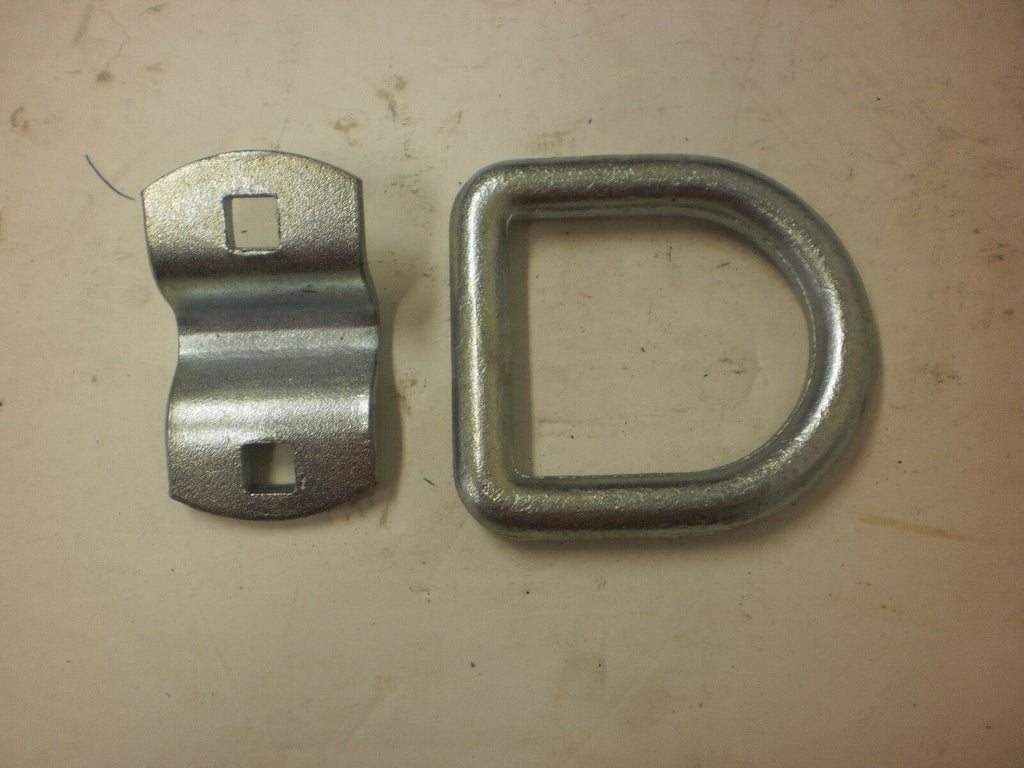 1/2-Inch Bolt-On Steel D-Ring Tie-Down Anchor with Mounting Bracket (LRB1)