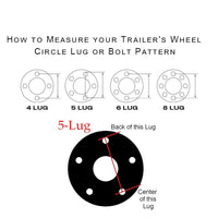 2- 5x5 Idler Hubs with 3500# Bearing Kits Replace Trailer Axle fits Dexter ALKO (SH2RV550-KITX2)