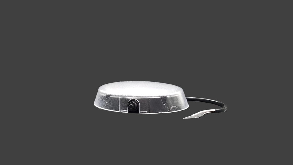 Interior Light, TecNiq, Surface Mount, Oval, Black Base, On/Off Switch, Natural White, 6 LEDs, 4.75" x 2.75" x 1.125" (E16-LBS0-1)