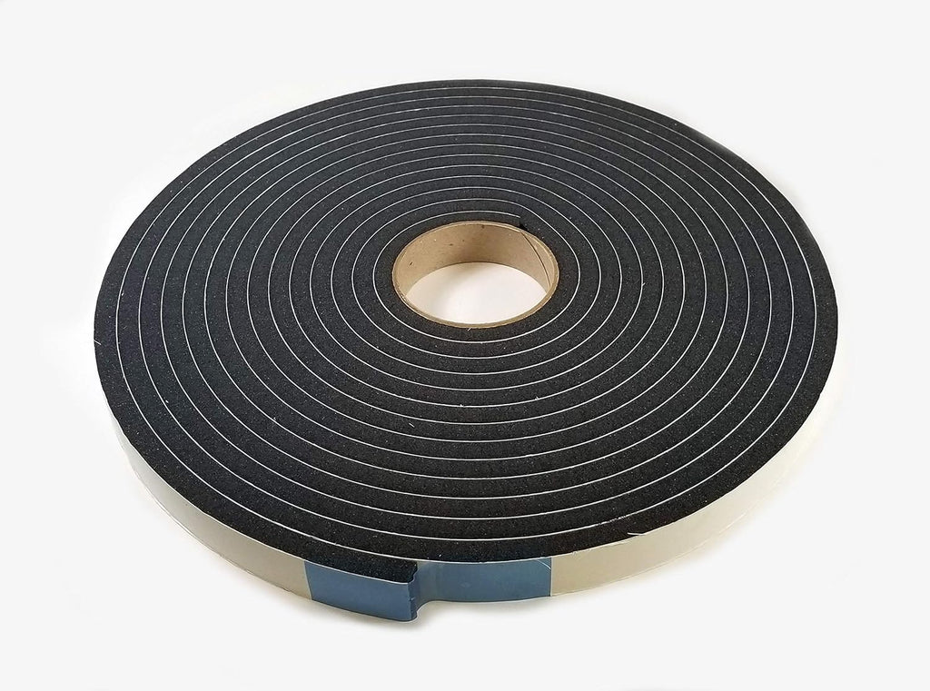 Light Density Vinyl Foam Tape For Trailer RV Heating – 3/8" x 1" x 30 (TPV710616)