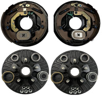 Add Trailer Brakes Kit – 3500 lb Axle, 5 on 4.5 Bolt Pattern, Electric Manual Adjust, Import (94545-B-IMP)