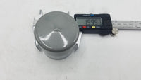 1 Pair 3500# Chrome Bearing Buddy Protectors 1.98" with Bras RG07-040 (BP-198-1P)