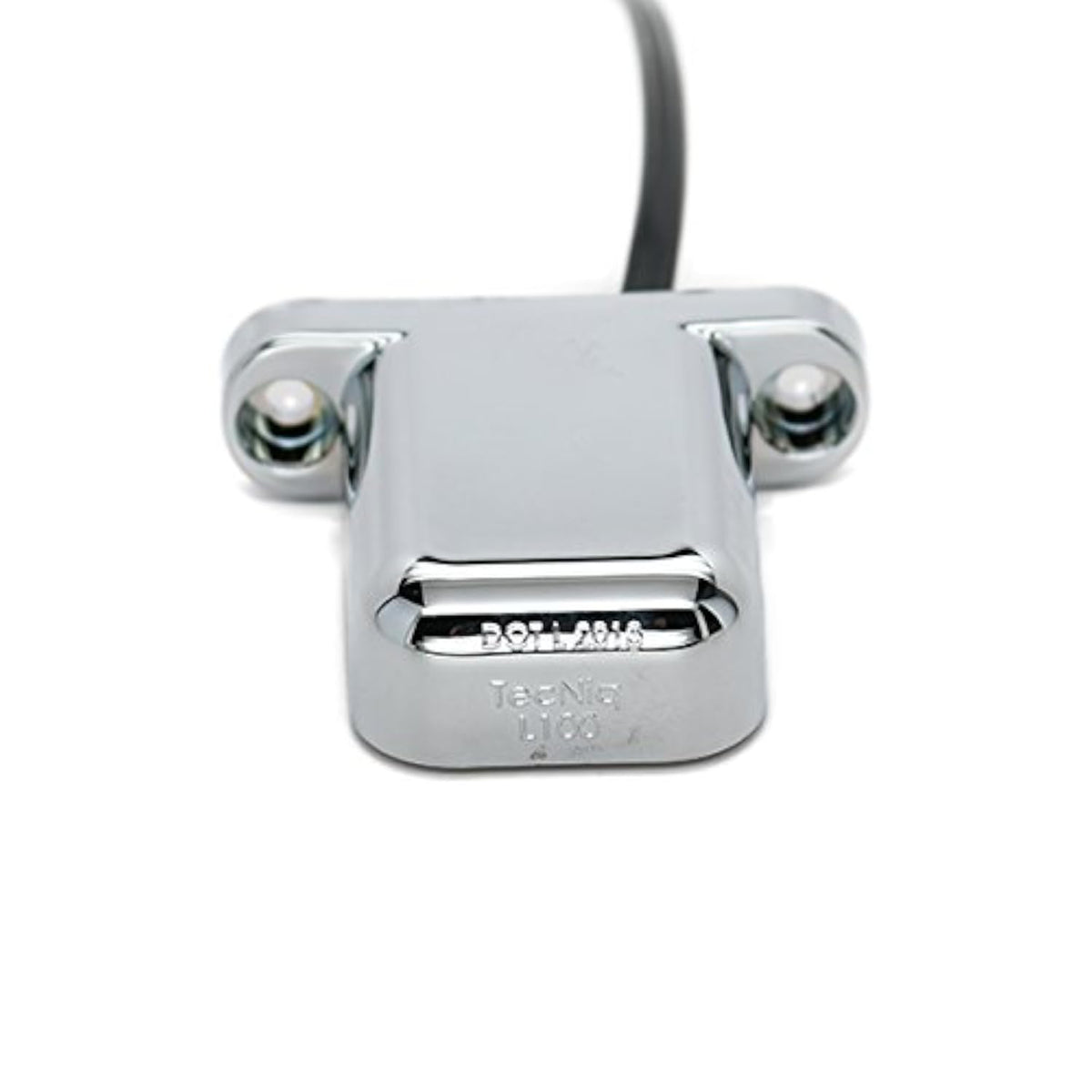 TecNiq LED License Plate Lamp Step Light CHROME Camper Trailer Map USA (L10-WC00-1)