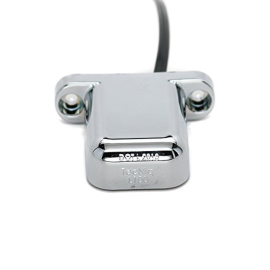 TecNiq LED License Plate Lamp Step Light CHROME Camper Trailer Map USA (L10-WC00-1)