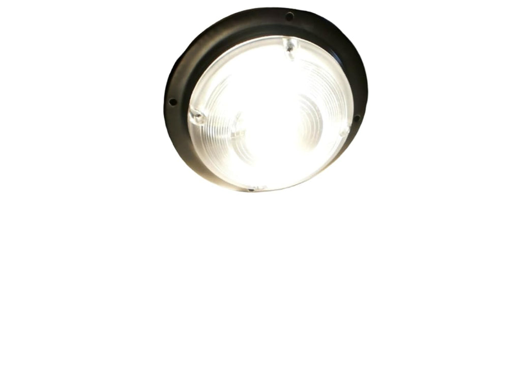 6" Round Interior Dome Light with Stainless Steel Base RV Camper Trailer