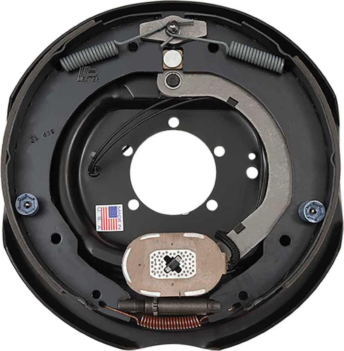 Dexter 12" x 2" Electric Trailer Brake Assembly - 7K Axle - 5 Bolt - Left Hand (023-180-00)
