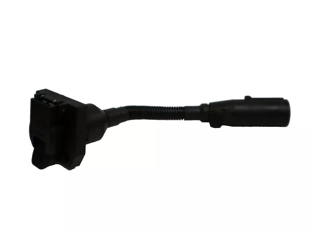 7 way Round Pin Truck to 7 blade Trailer Plug Adapter  (R77F)