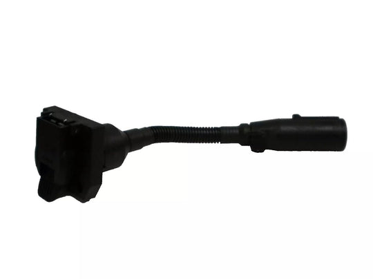 7 way Round Pin Truck to 7 blade Trailer Plug Adapter  (R77F)