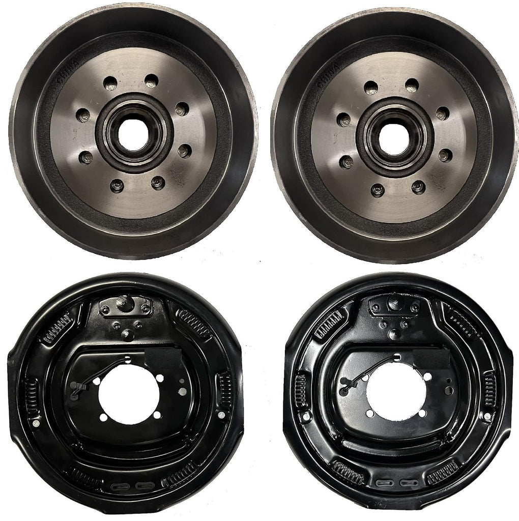 Add Brakes & Hub/Drum Kit – 7,000 lb Trailer Axle – 12" x 2" Self-Adjusting Electric Brakes – 8 on 6.5" – 1/2"-20 Studs (92865-B-FSA-IMP)
