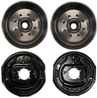 Add Brakes & Hub/Drum Kit – 7,000 lb Trailer Axle – 12" x 2" Self-Adjusting Electric Brakes – 8 on 6.5" – 1/2"-20 Studs (92865-B-FSA-IMP)