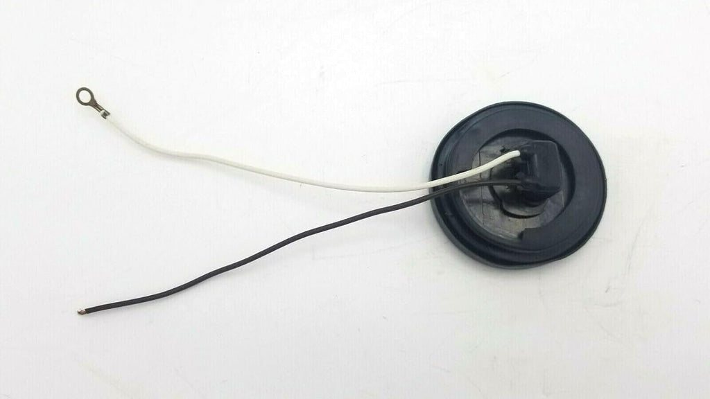 2" Amber/Clear Round Sealed Clearance Marker Light 4 LEDGrommet Mount Trailer RV (J-15-AKC)