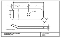 Trailer Floor Hold Down Clip Bear claw Deck Fastener 1/4" Steel (FC-1)