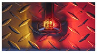 2 Tecniq Red/Amber Trailer fender marker light chrome LED clearance USA (S90-0000-1 + S90-0C00-1-LOTOF2)