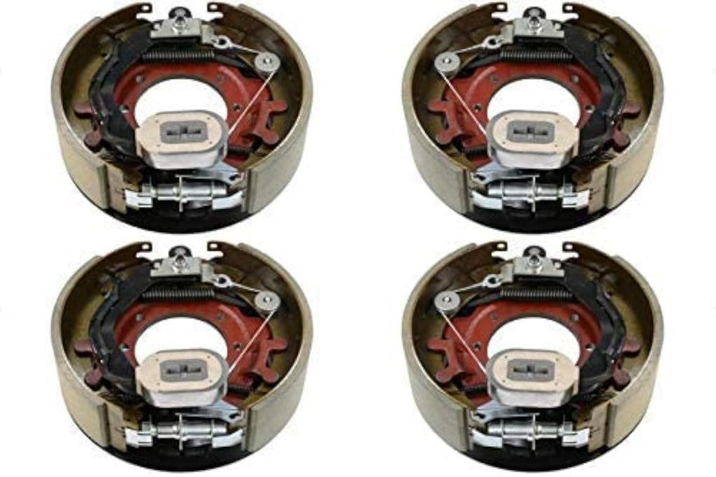 Four 12-1/4x3-3/8" 10K GD Electric Backing Plate 10000# Trailer Brake Fit Dexter (BK-10KE-SET2)