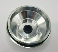 4.0" Billet Aluminum Oil Bath Cap Kit — 4"-12 Thread for 10K–15K Trailer Axles (21-36 Billet-KIT)