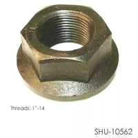Torque Rod Flange Locknut 1-14 UNS Hutch Radius Rod Trailer Use With Bolt SHU-71902 (SHU-10562)