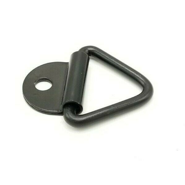 3/8" Bolt-On Trailer D-Ring with 1-Hole Mounting Bracket — 2.4K Rated (B21)