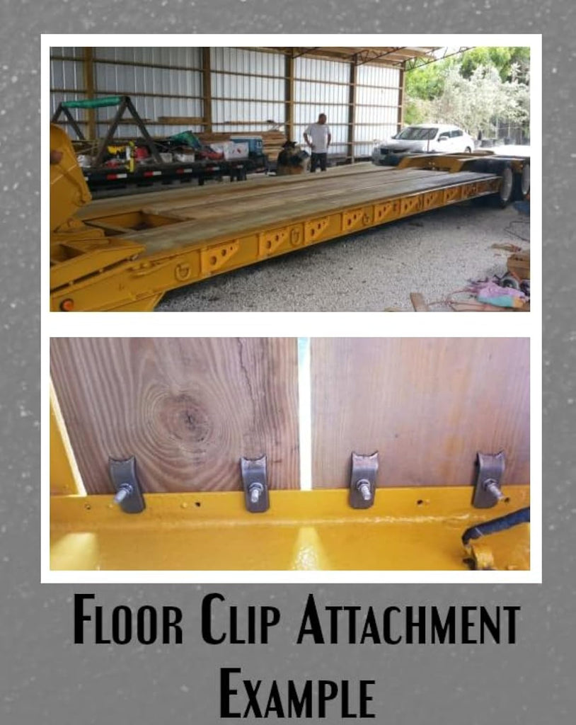 Trailer Floor Hold Down Clip Bear claw Deck Fastener 1/4" Steel (FC-1)