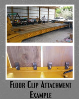 Trailer Floor Hold Down Clip Bear claw Deck Fastener 1/4" Steel (FC-1)
