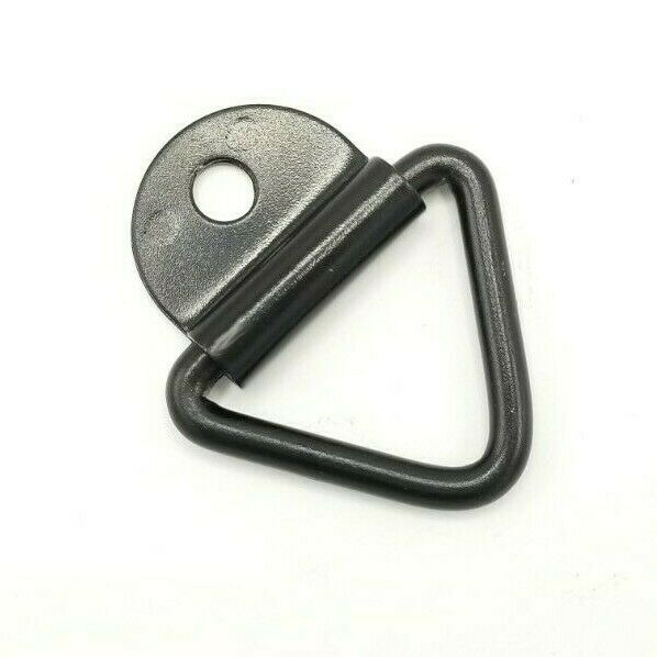 3/8" Bolt-On Trailer D-Ring with 1-Hole Mounting Bracket — 2.4K Rated (B21)